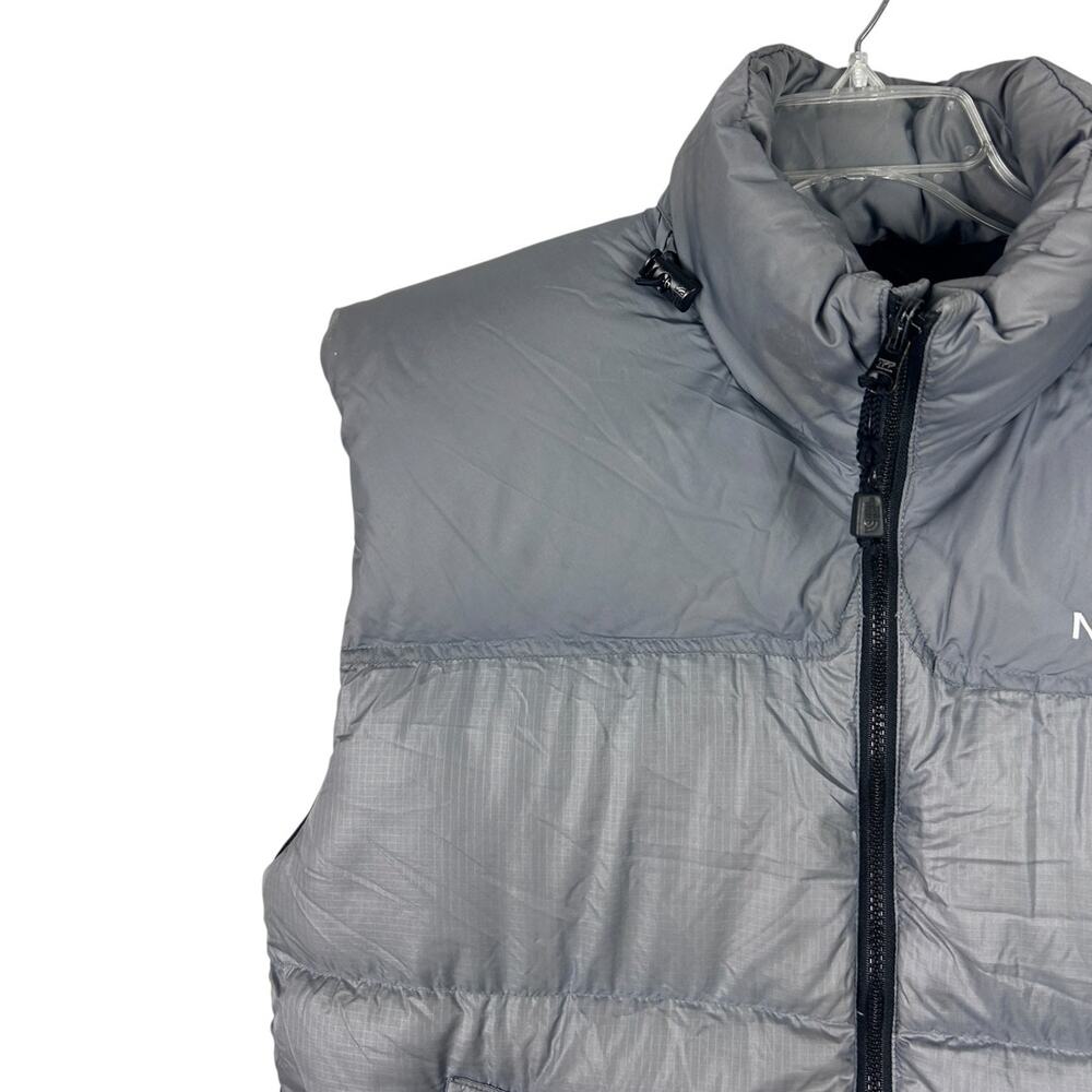 North Face 700 Grey Goose Down Puffer Vest Women's L - Picture 3 of 8